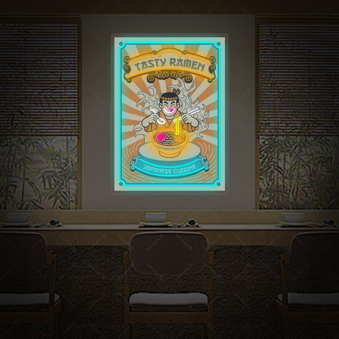 Japanese Ramen Shop Neon Sign, Japanese Restaurant Decor