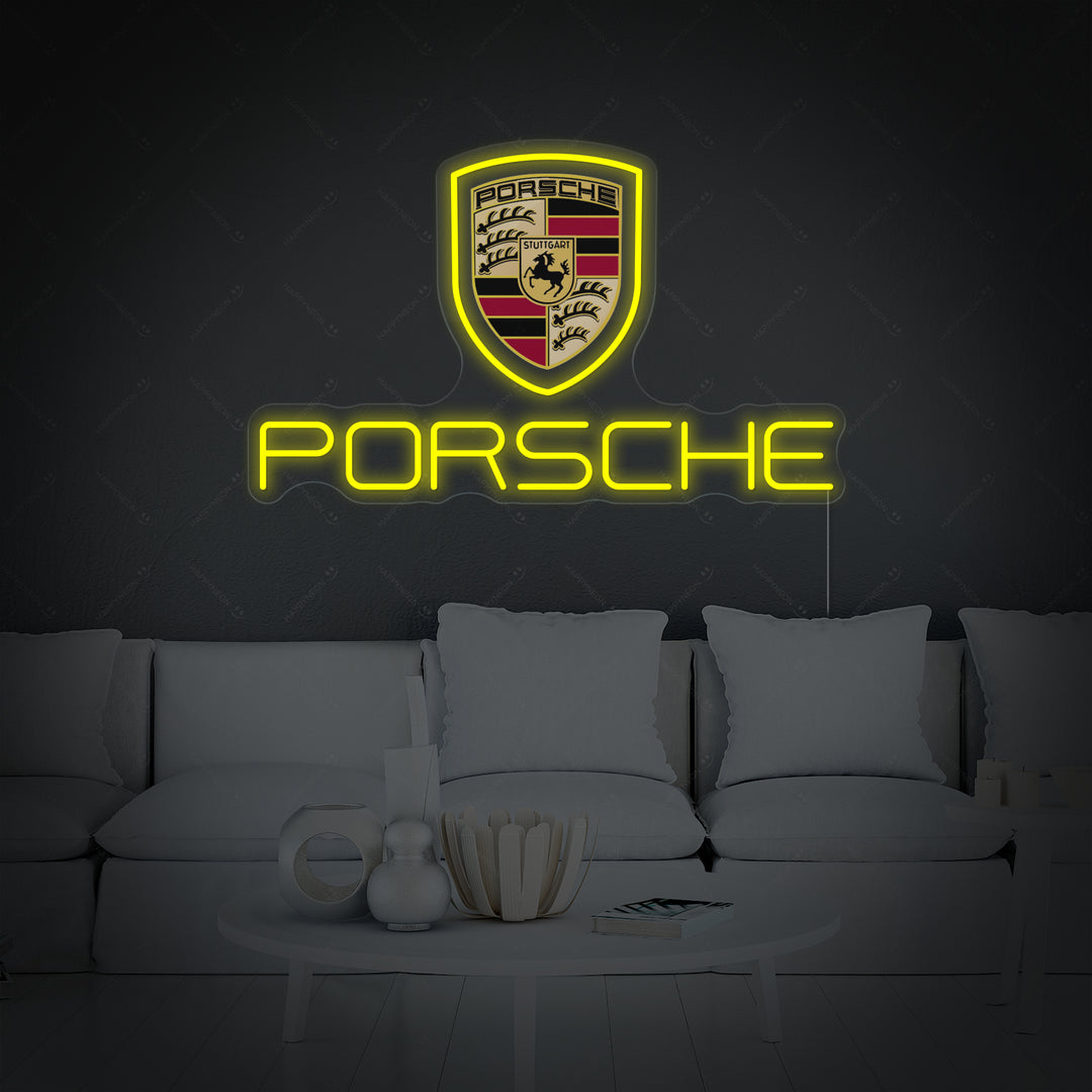 "Porsche" Neon Sign