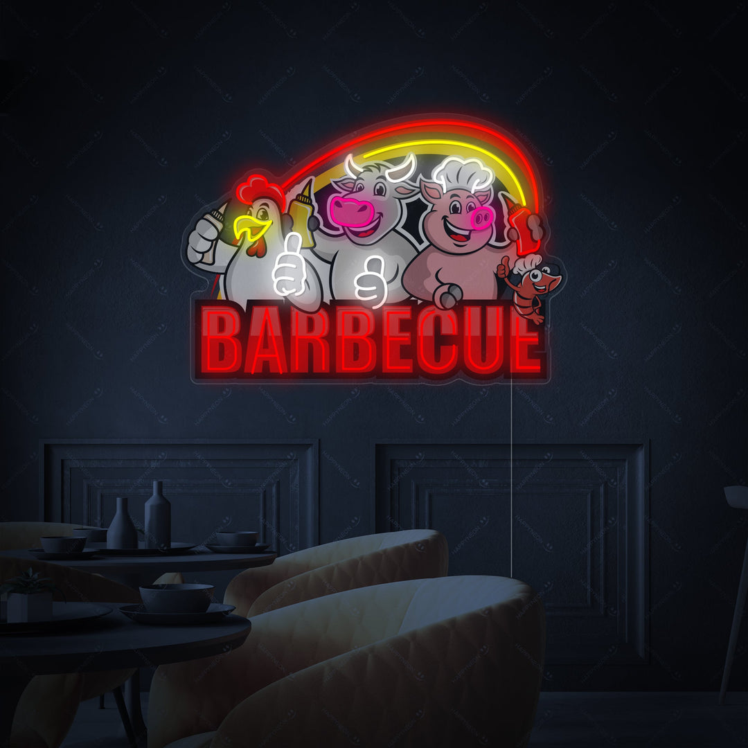 "Barbecue" Neon Sign