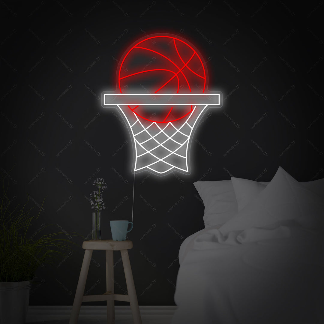 "Basketball Hoop" Neon Sign