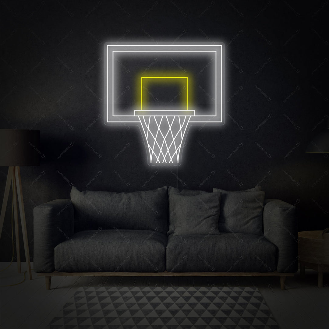 "Basketball Hoop" Neon Sign
