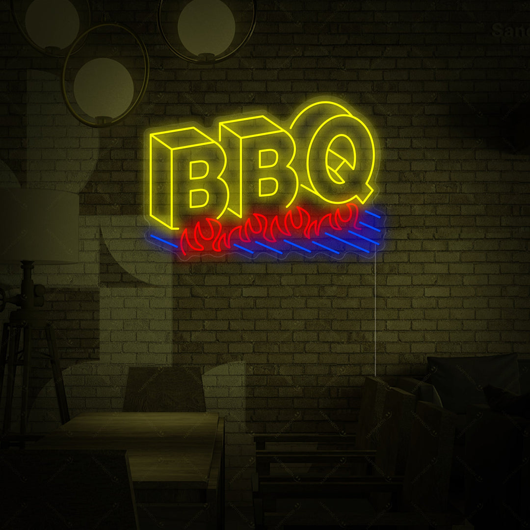 "BBQ Logo" Neon Sign