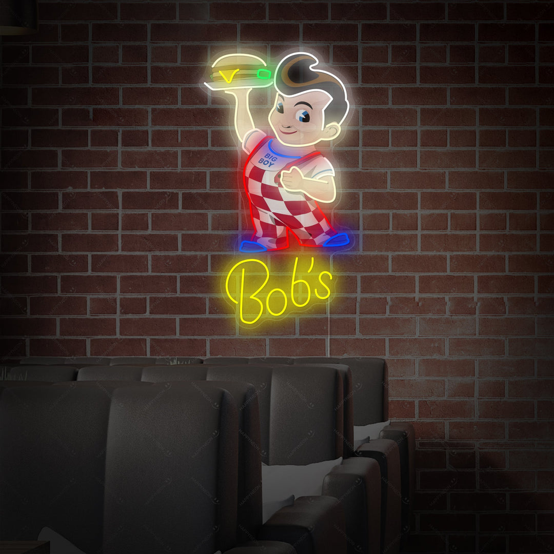 "Bob's Burgers" Neon Sign, Big Boy Neon Sign