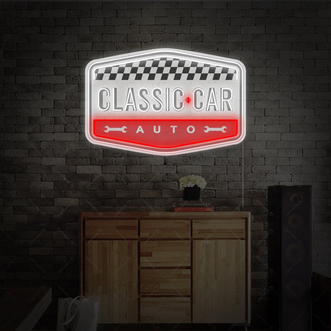 "Classic Car" Neon Sign