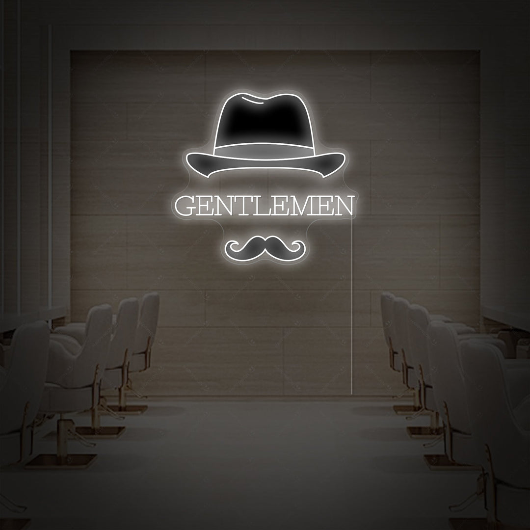 "Gentlemen" Neon Sign