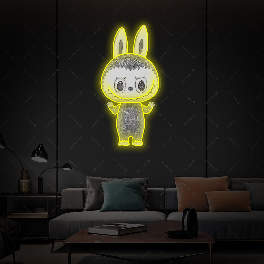 "Monster Sketch" Neon Sign