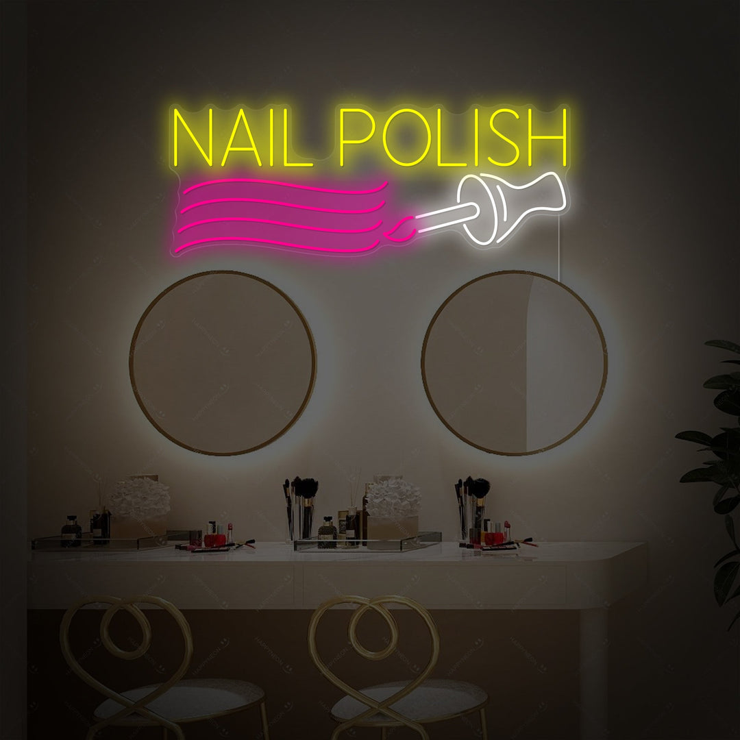 "Nail Polish" Neon Sign
