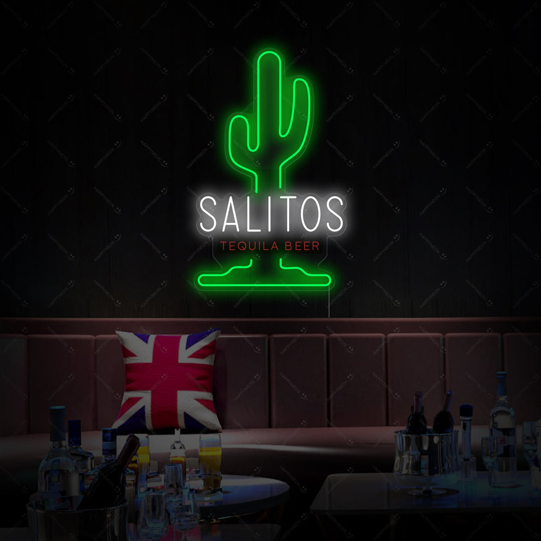 "Salitos" Neon Sign