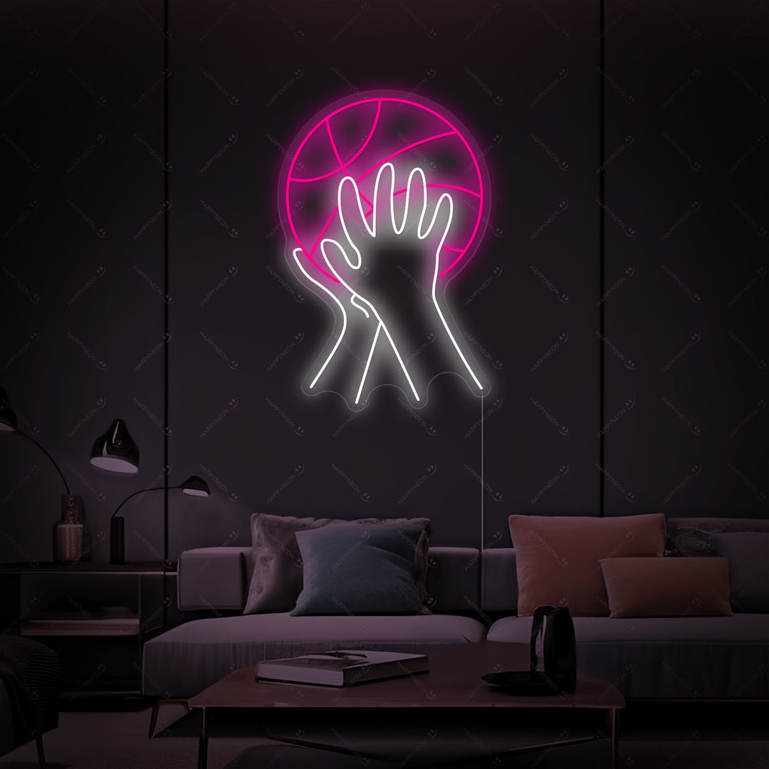 "Shooting Basketball" Neon Sign