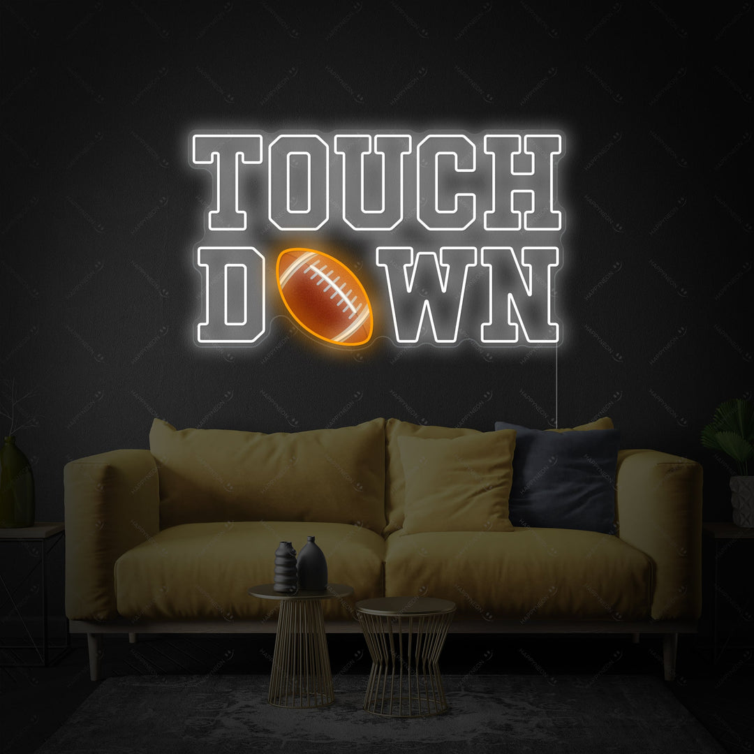 "Touchdown" Neon Sign