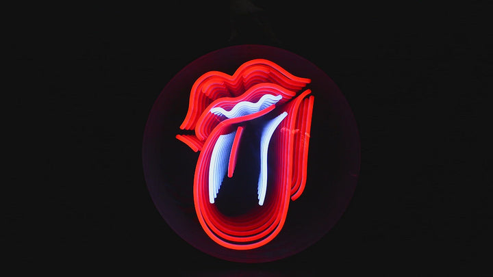 "Rolling Stones" 3D Infinity LED Neon Sign