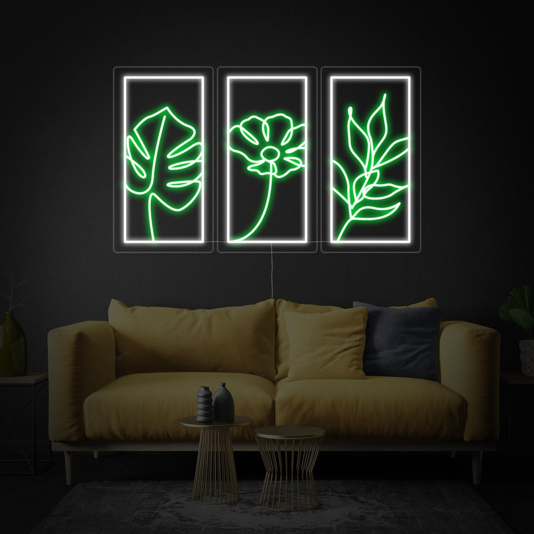 "3D Flower" Neon Sign