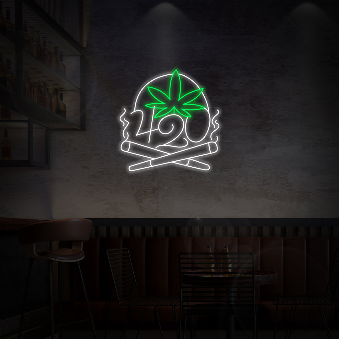 "420 Weed Smoke" Neon Sign