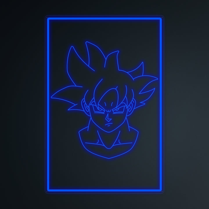 "Anime Goku Ultra Instinct" Mini Neon Sign