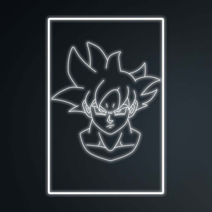 "Anime Goku Ultra Instinct" Mini Neon Sign