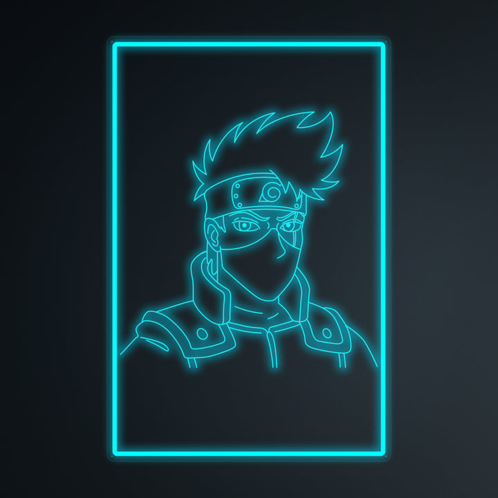 "Anime Kakashi Hatake" Mini Neon Sign