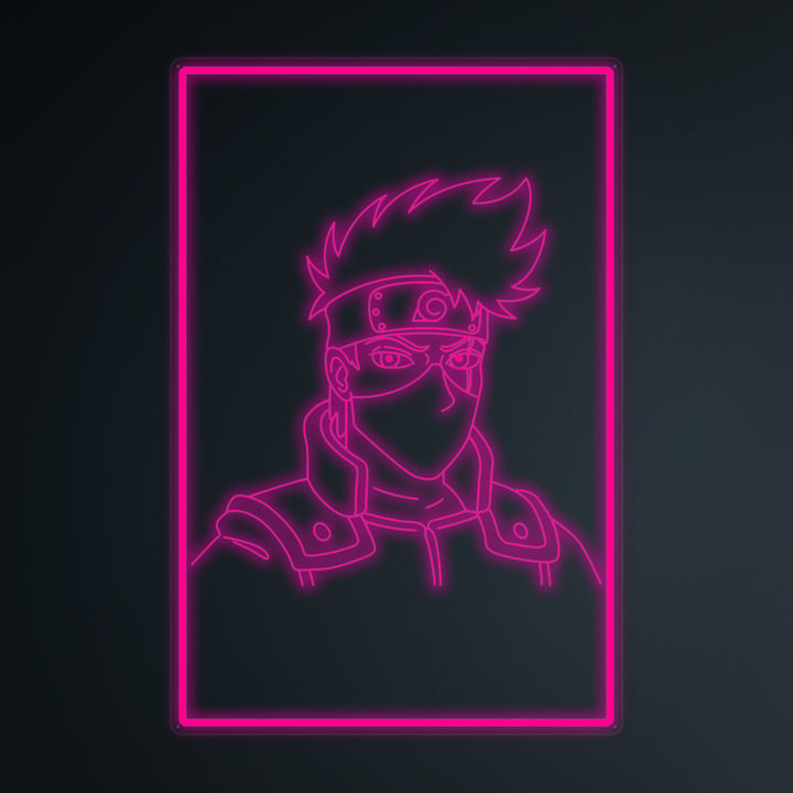 "Anime Kakashi Hatake" Mini Neon Sign