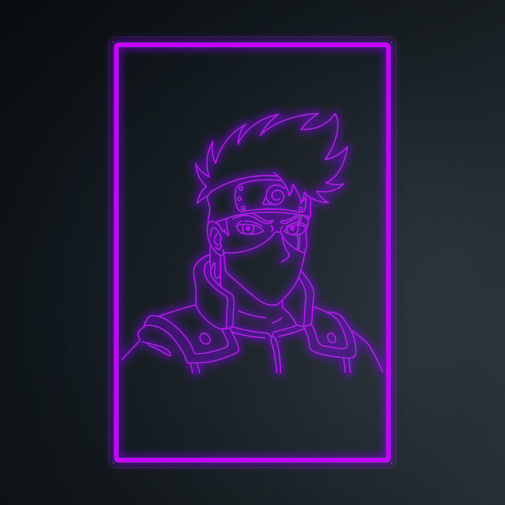 "Anime Kakashi Hatake" Mini Neon Sign