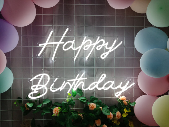Happy Birthday LED Neon Sign  (3 in stock)