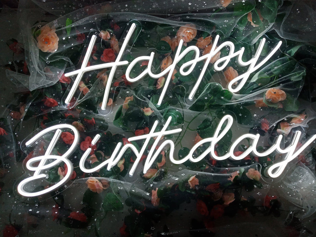 Happy Birthday LED Neon Sign  (3 in stock)