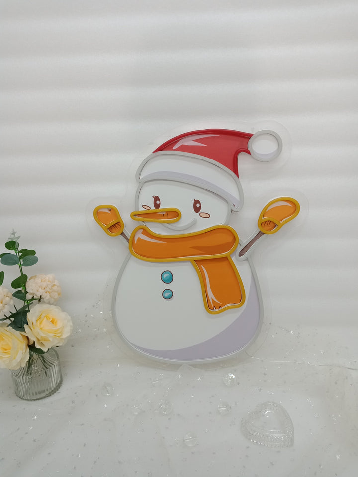 Snow Man LED Neon Sign (2 in stock)