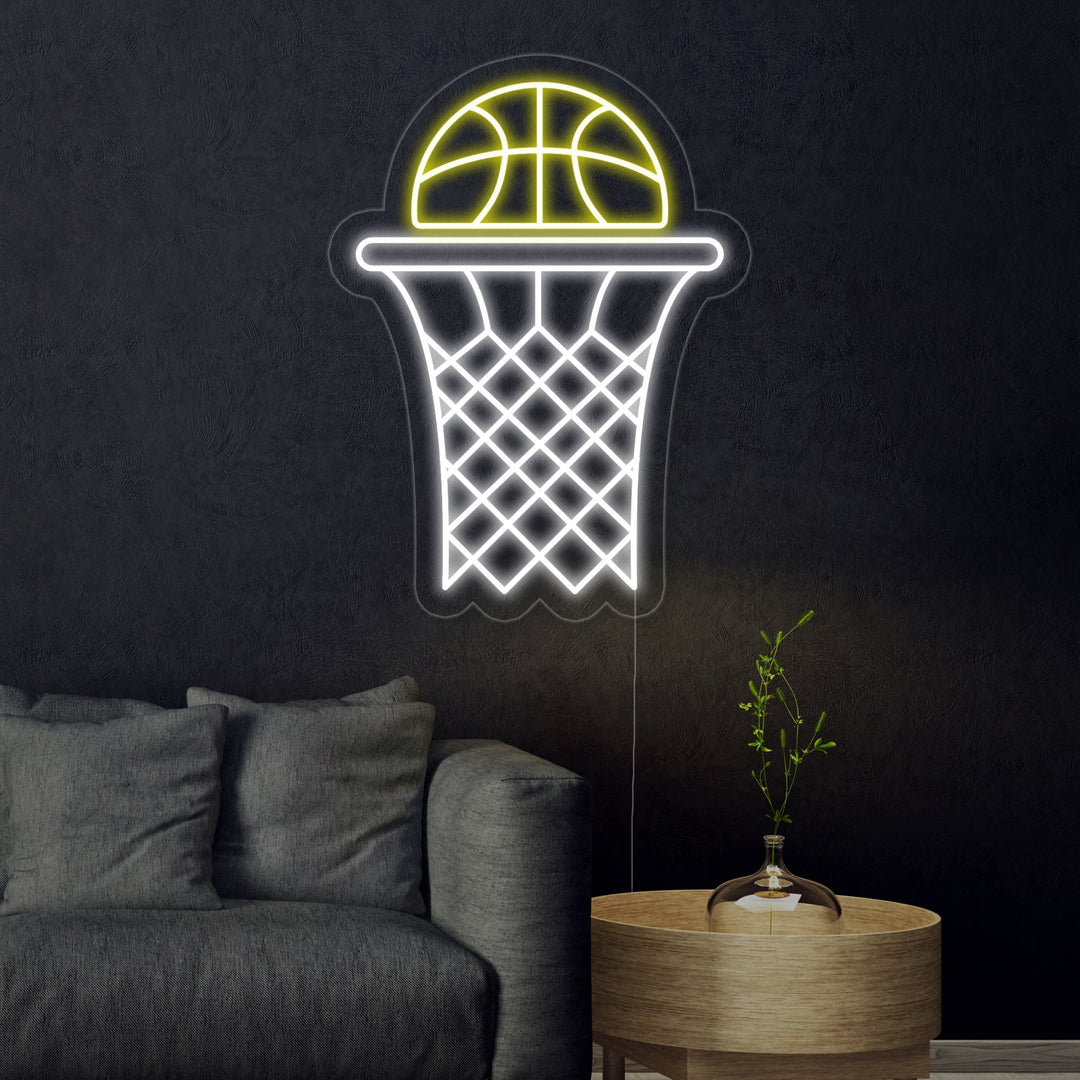 "Basketball Net" Neon Sign