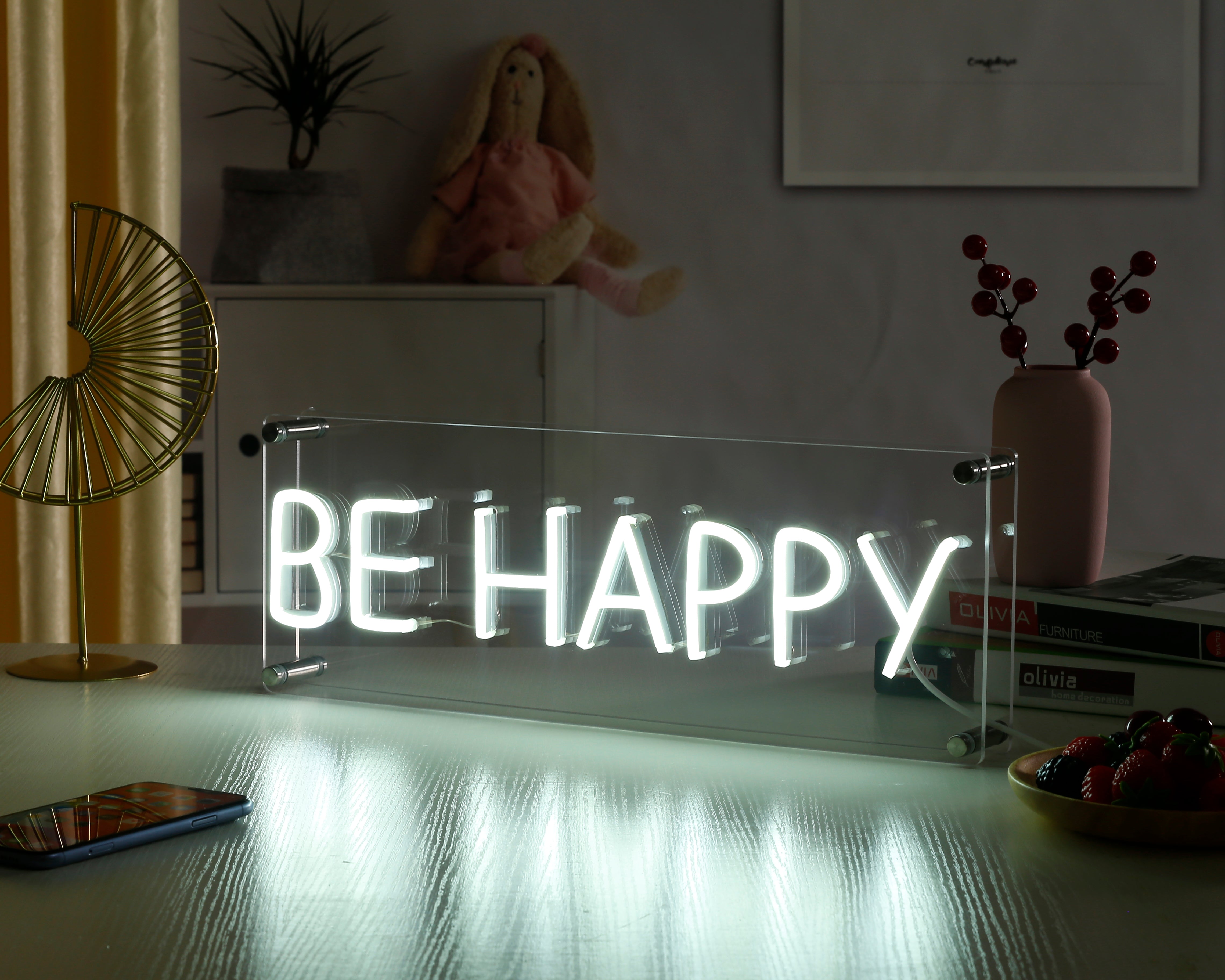 Neon desk sign deals