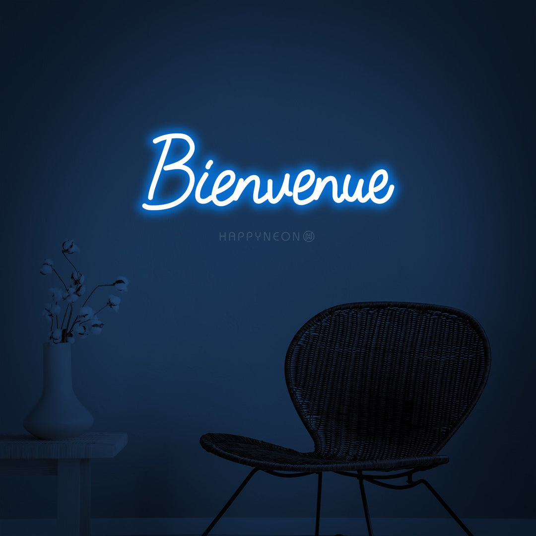 "Bienvenue (Welcome)" Neon Sign