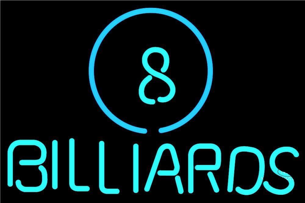 Billiard Yellow Neon Sign
