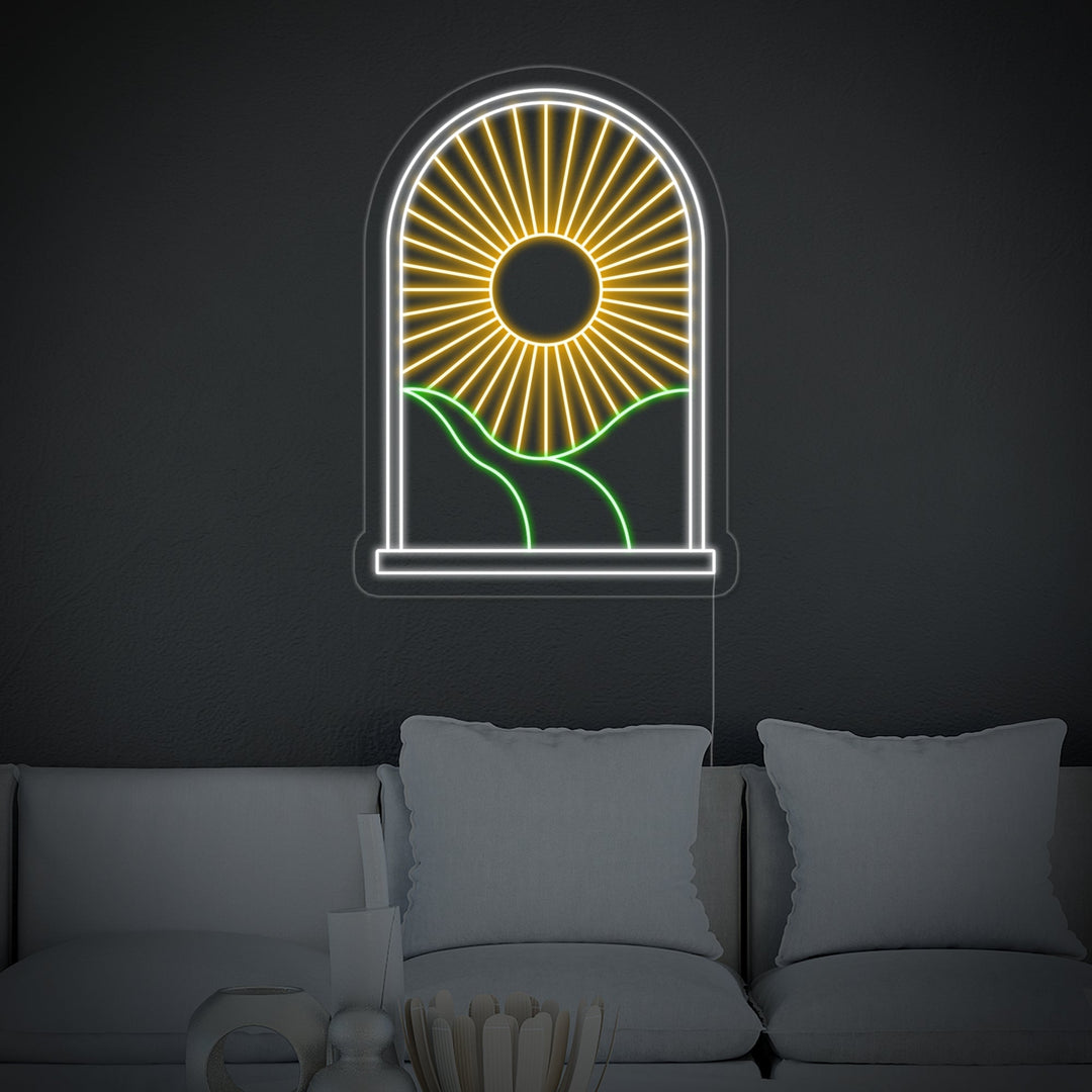 "Bohemian Sun Hill" Neon Sign