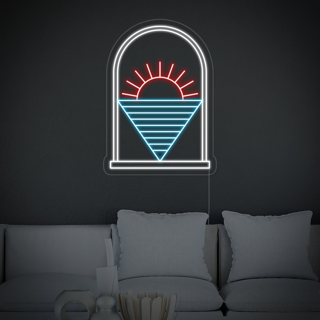 "Bohemian Sun Water" Neon Sign