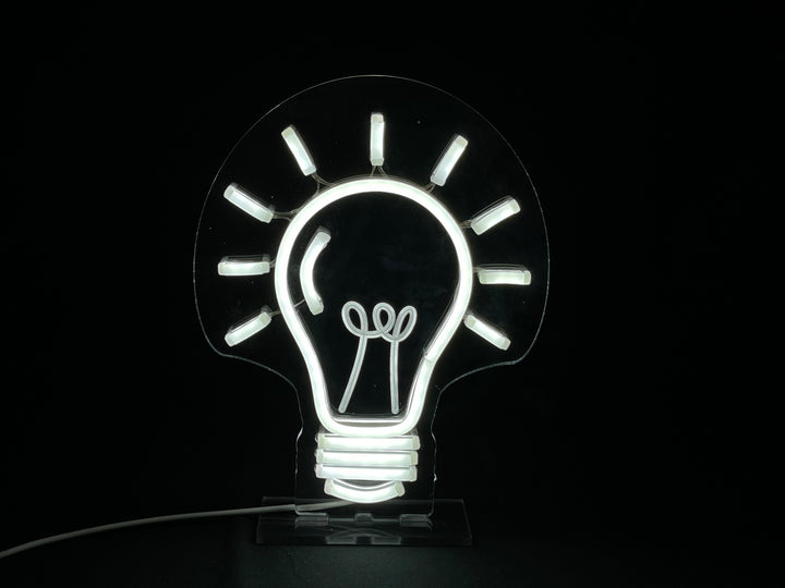"Bulb" Desk LED Neon Sign