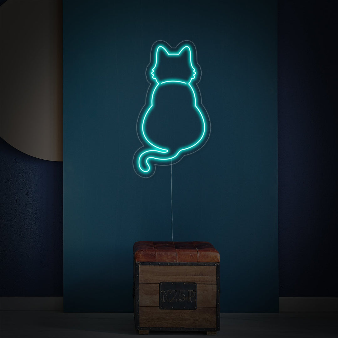 "Cat Silhouette" Neon Sign