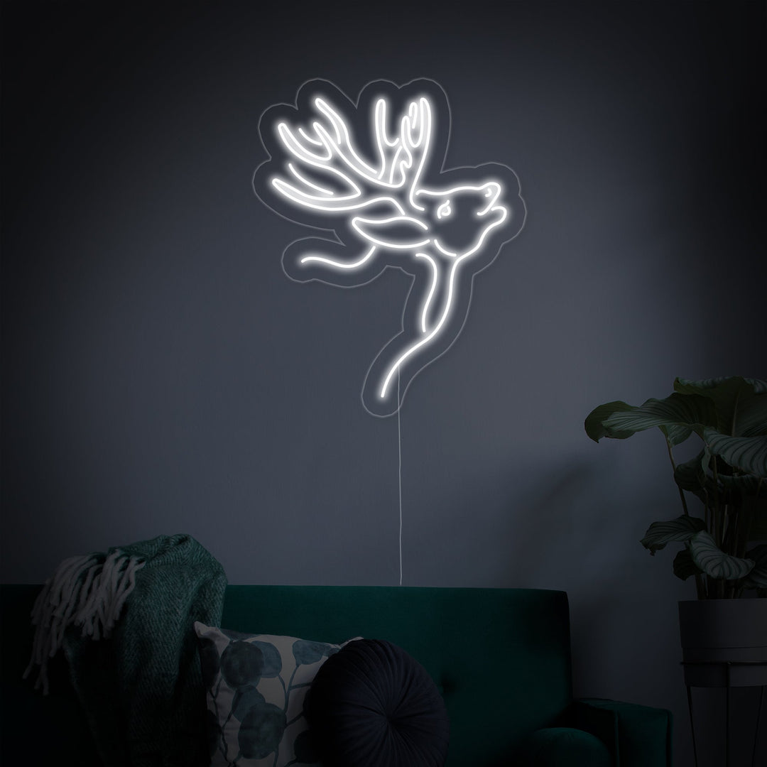 "David Deer" Neon Sign