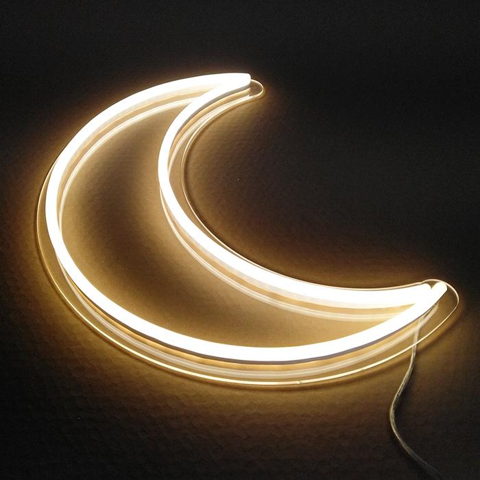 "Element Symbol Moon" Neon Sign