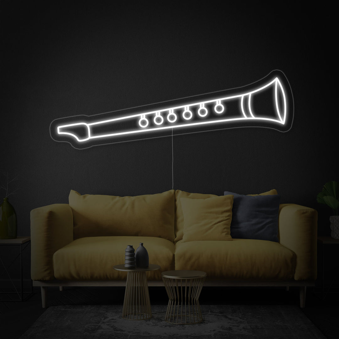 Flute Neon Sign