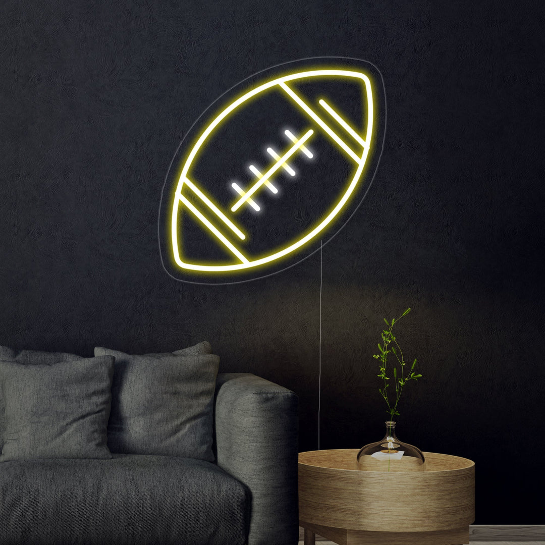 "Football Ball" Neon Sign