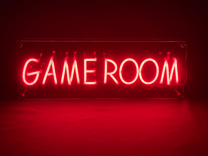 "Game Room" Desk LED Neon Sign