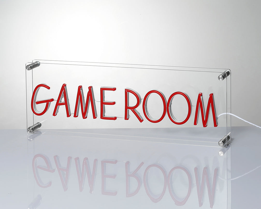 "Game Room" Desk LED Neon Sign