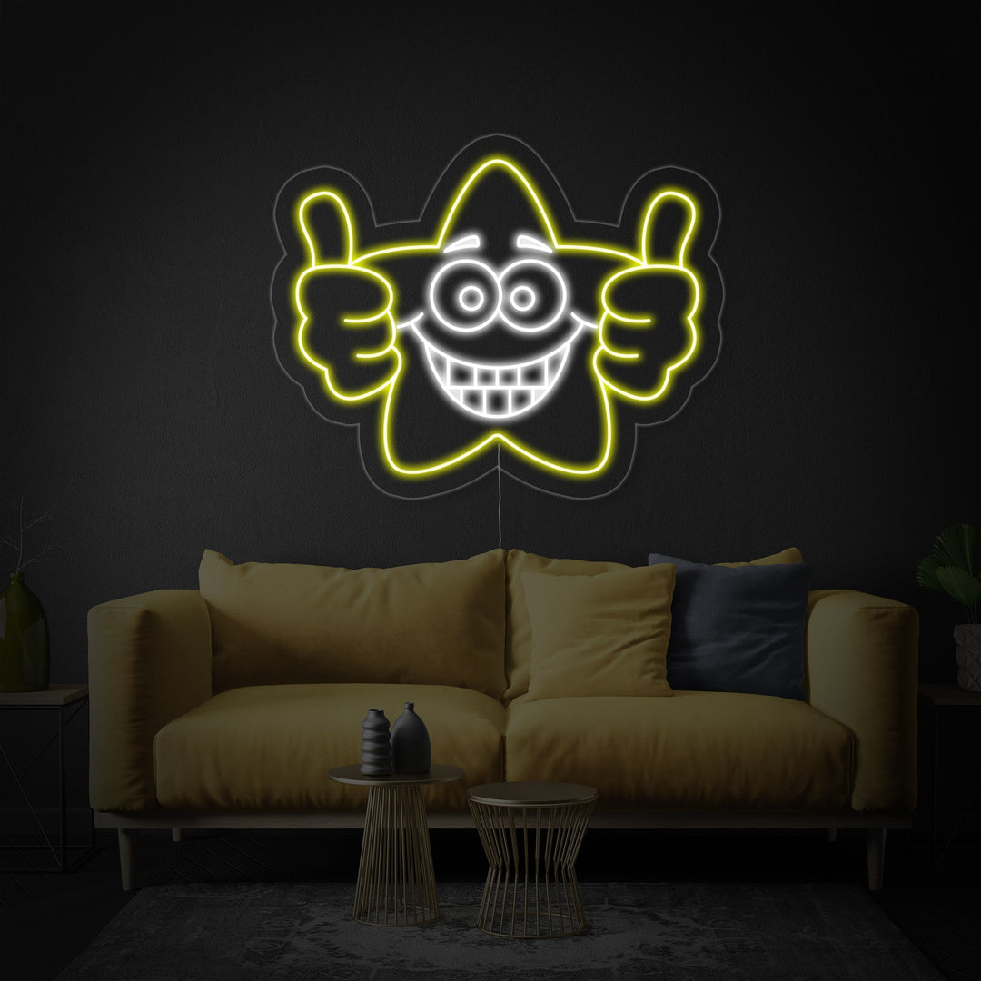 "Good Job Star" Neon Sign