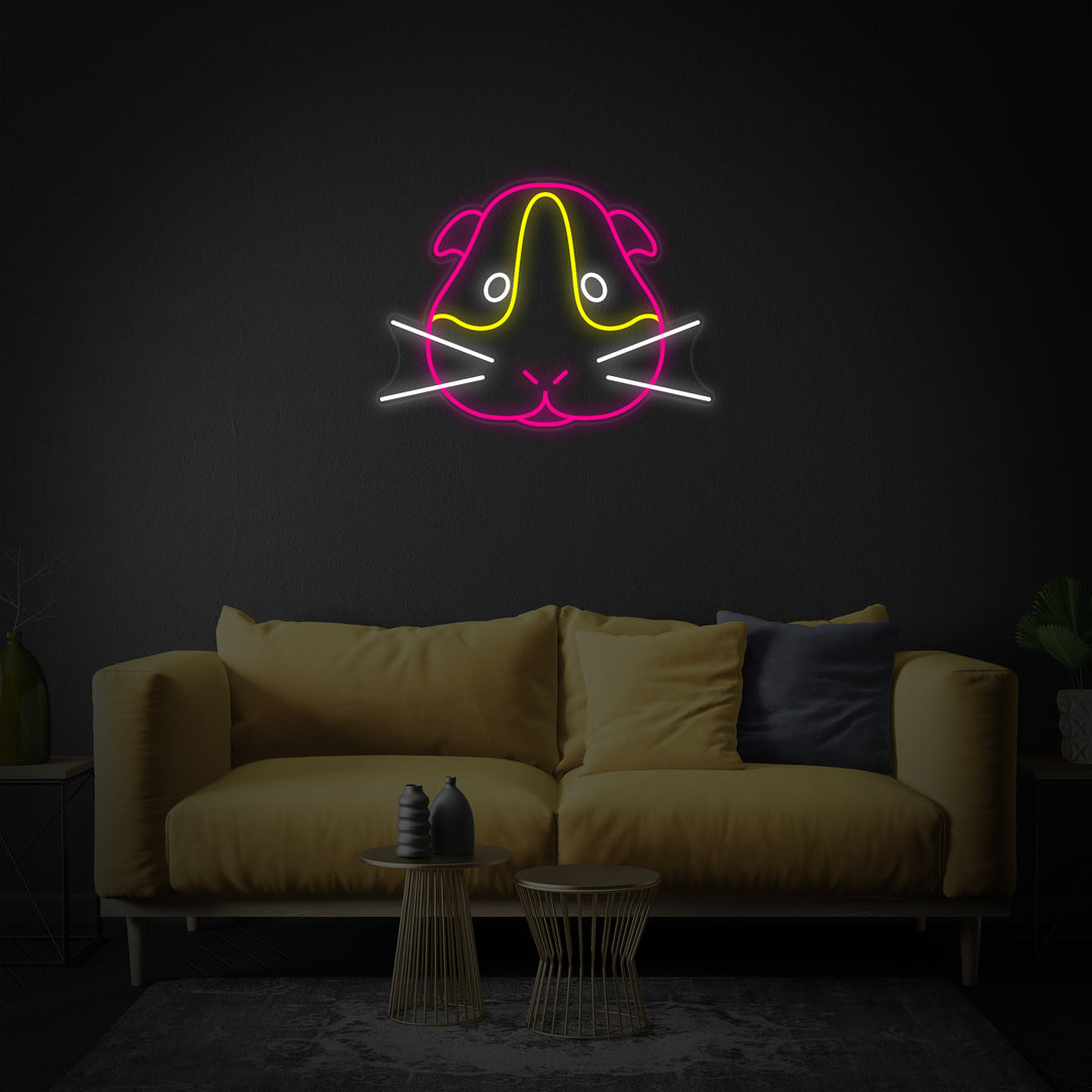 "Guinea Pig" Neon Sign