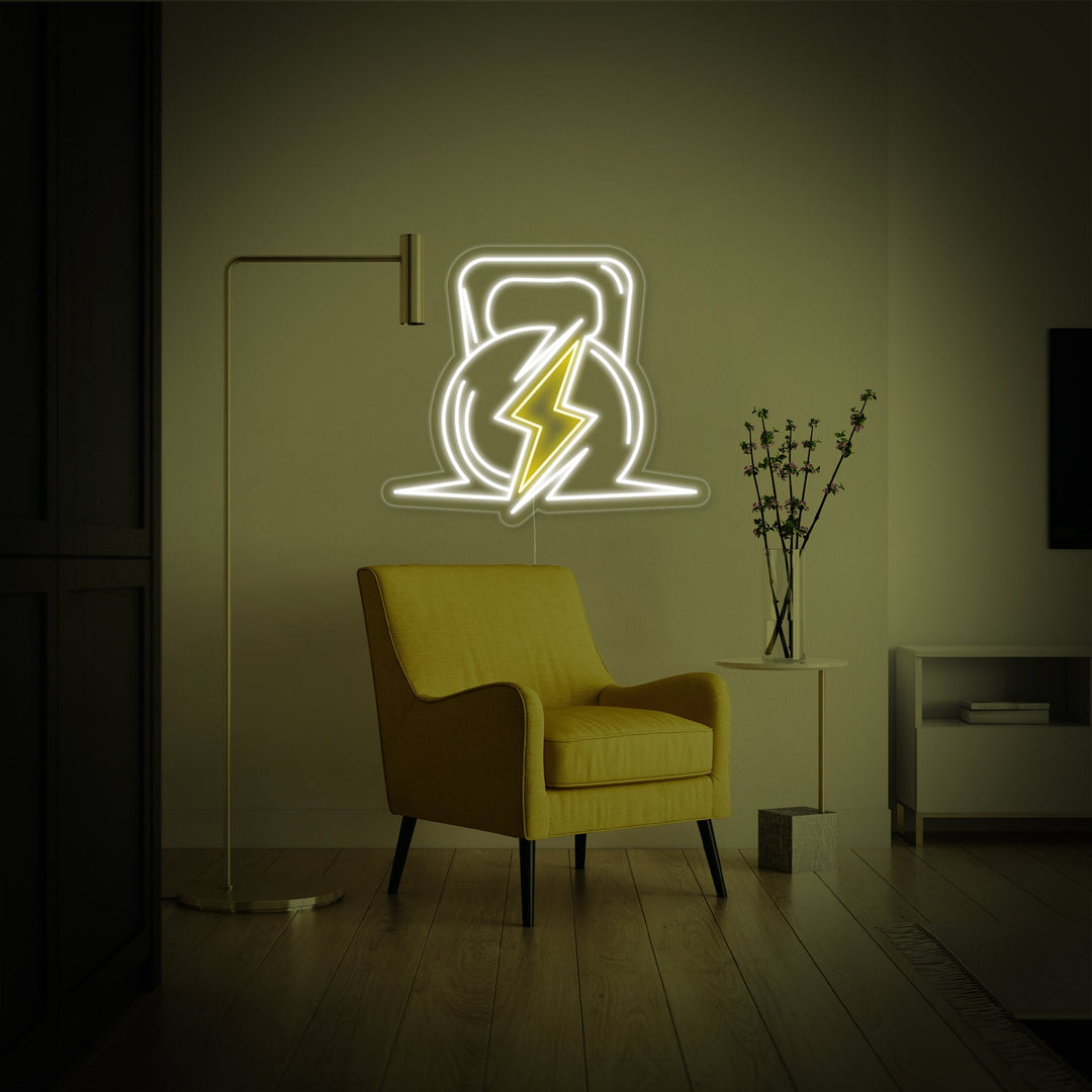 "Gym Power Fitness" Neon Sign