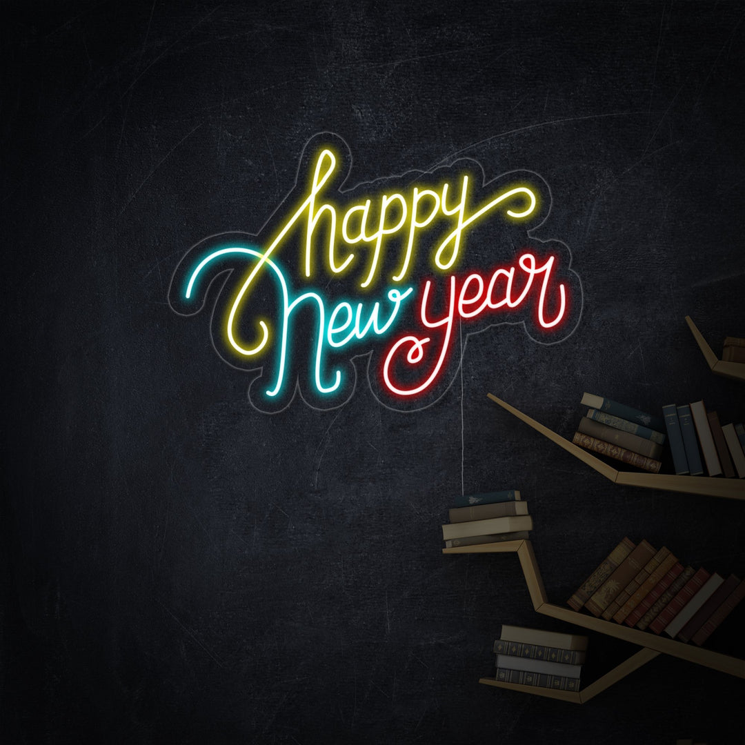 "Happy New Year" Neon Sign