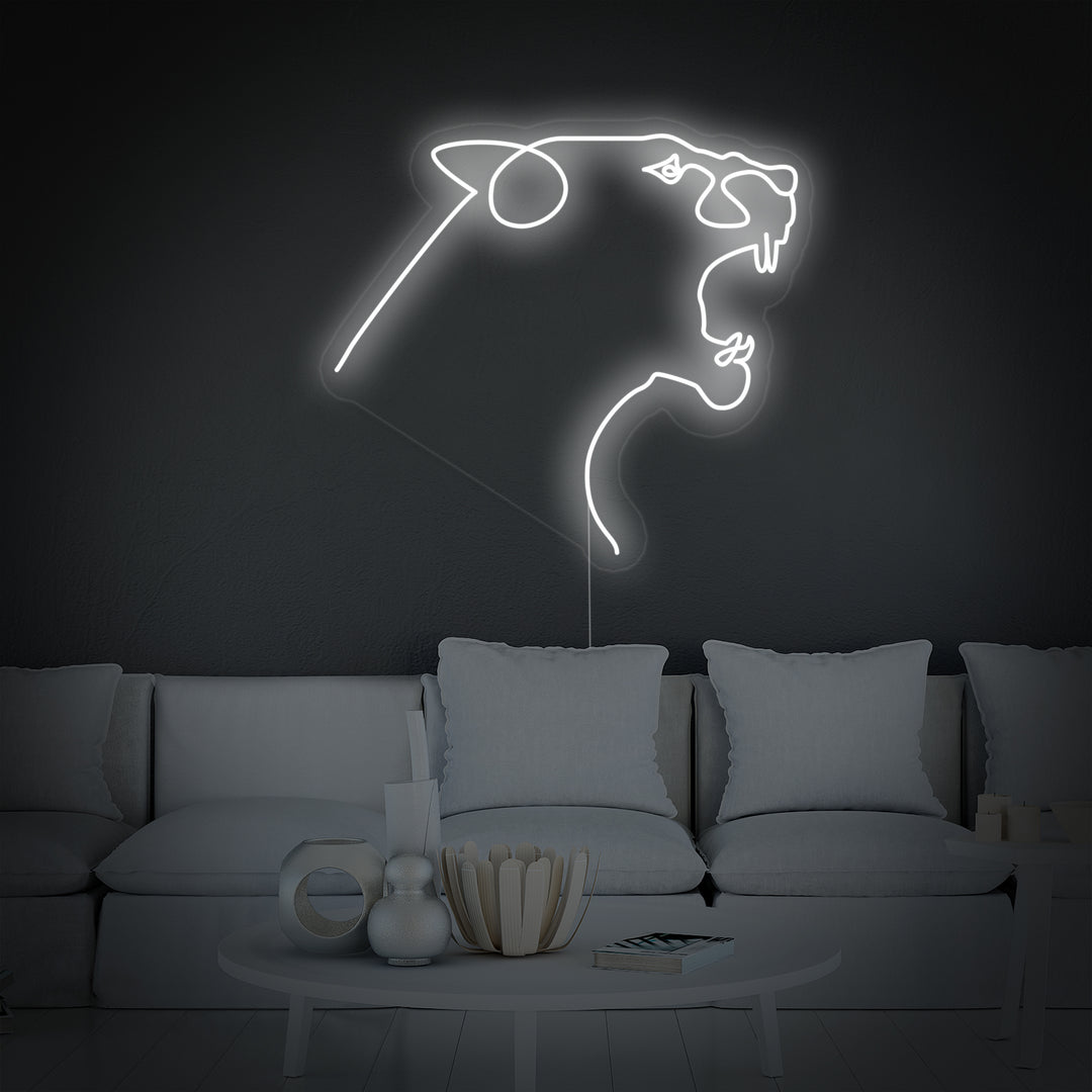 "Head of Tiger" Neon Sign