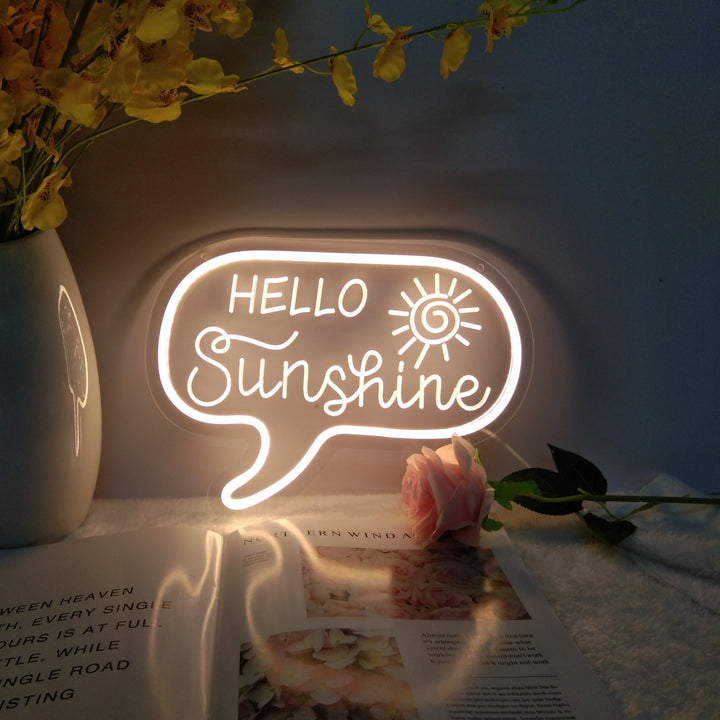 "Hello Sunshine" USB Mini LED Neon Sign