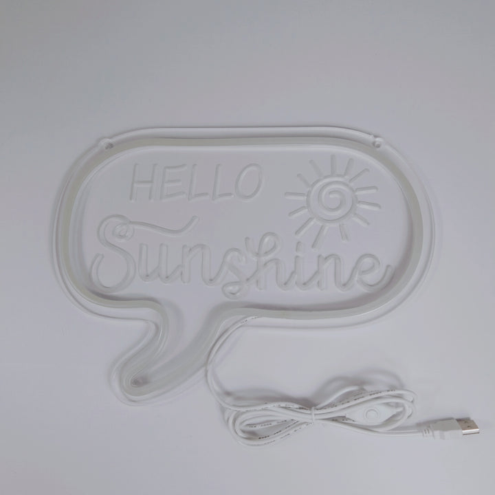"Hello Sunshine" USB Mini LED Neon Sign