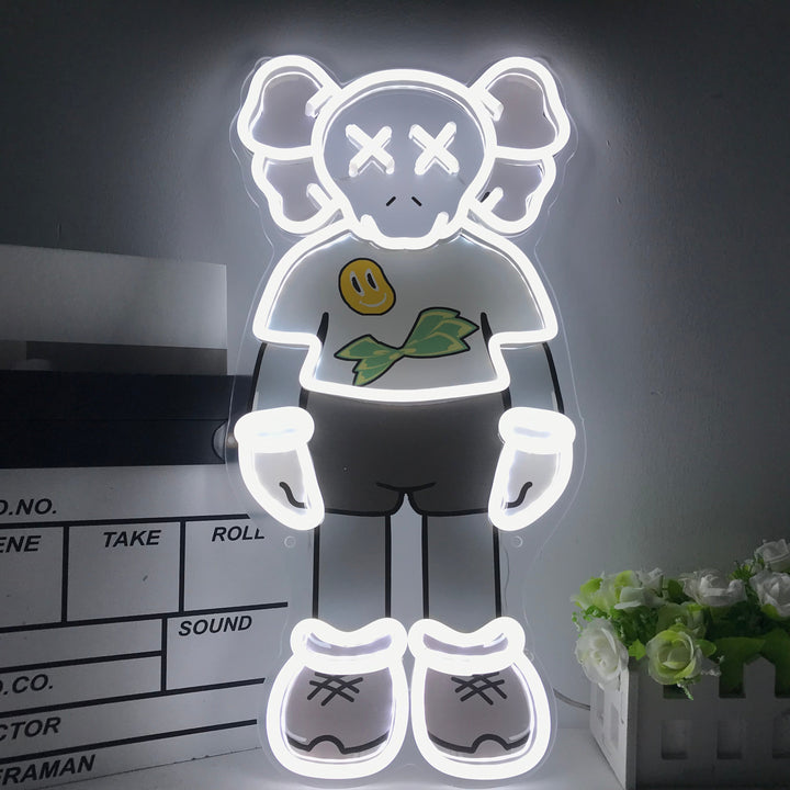 "Kaw Standing Art, Anime" Mini Neon Sign