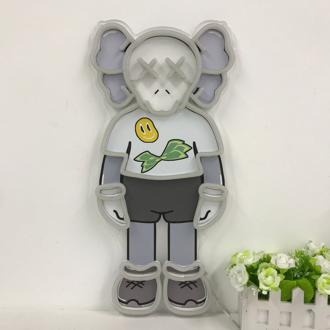 "Kaw Standing Art, Anime" Mini Neon Sign