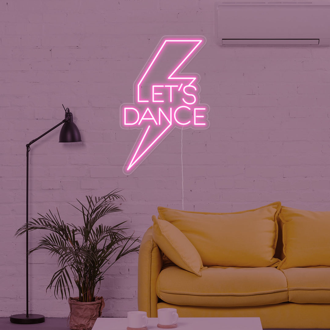"Lets Dance" Neon Sign