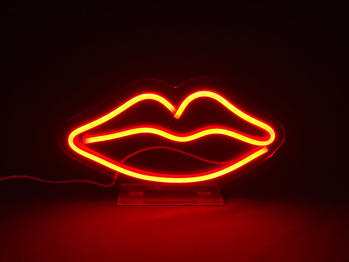"Lips" Desk LED Neon Sign